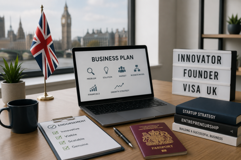Innovator Founder Visa UK Endorsement, Business Plan & Settlement