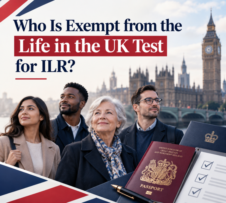 Who Is Exempt from the Life in the UK Test for ILR?